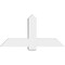 Ekena Millwork Eugene Architectural Grade PVC Gable Bracket, 48"W x 24"H x 4"D x 6"F, 12/12 Pitch GBP048X24X0406EUG00 - alternate 5